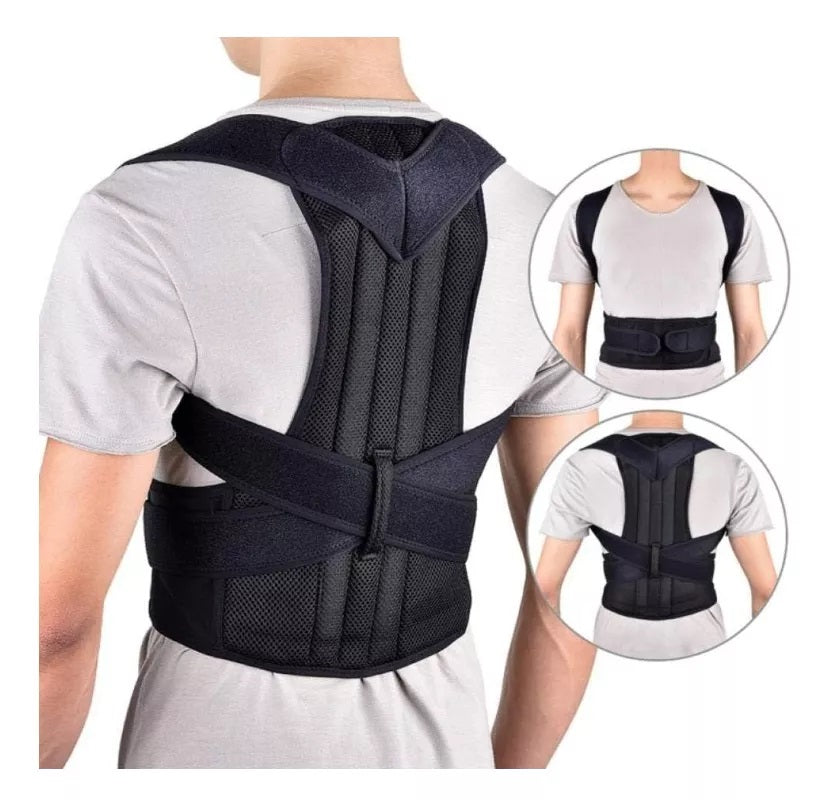SpineAlign Pro Faja + Corrector postura | Porque una espalda derecha no es vanidad — es salud