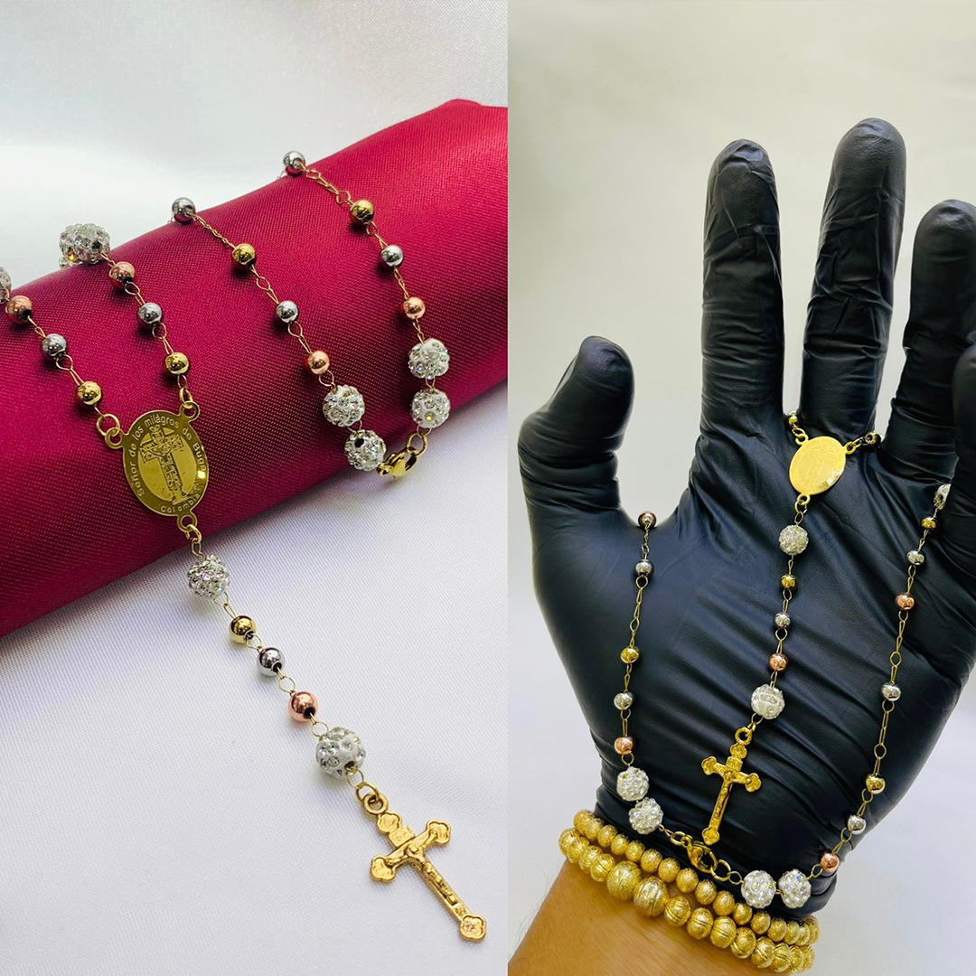 Mystic Trinity Fire | Protección sagrada en tres tonos y cristales