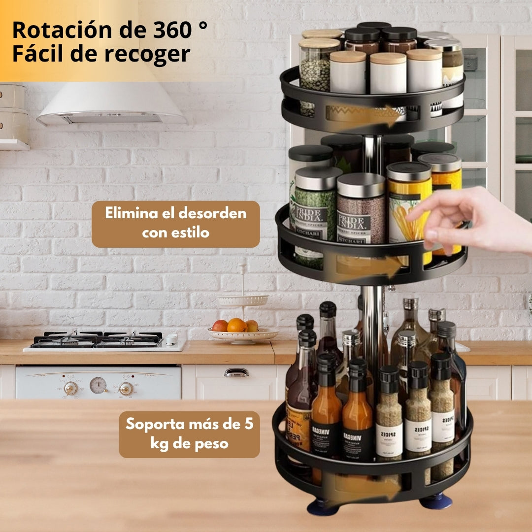 SpiceFlow 360 | Todo a la mano, nada en desorden — tu cocina como siempre debió verse