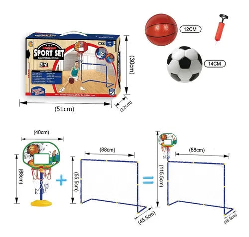 Stadium Pro 2-in-1 | El Arena Deportivo Definitivo para Pequeños Campeones