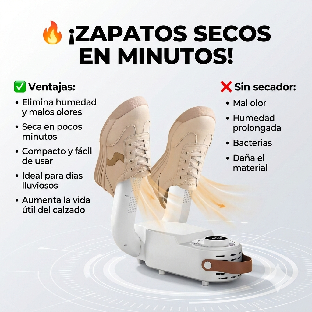 Secador y Esterilizador | Elimina Mal Olor y Humedad