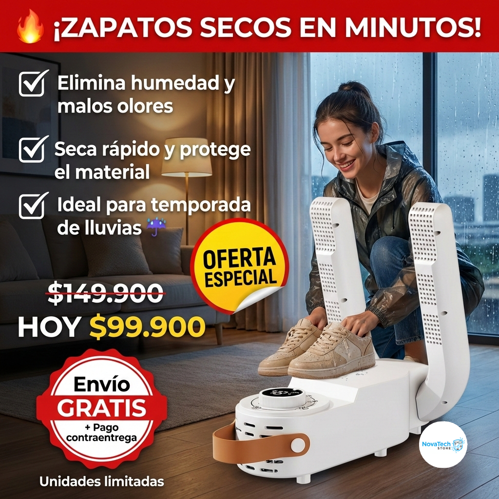 Secador y Esterilizador | Elimina Mal Olor y Humedad